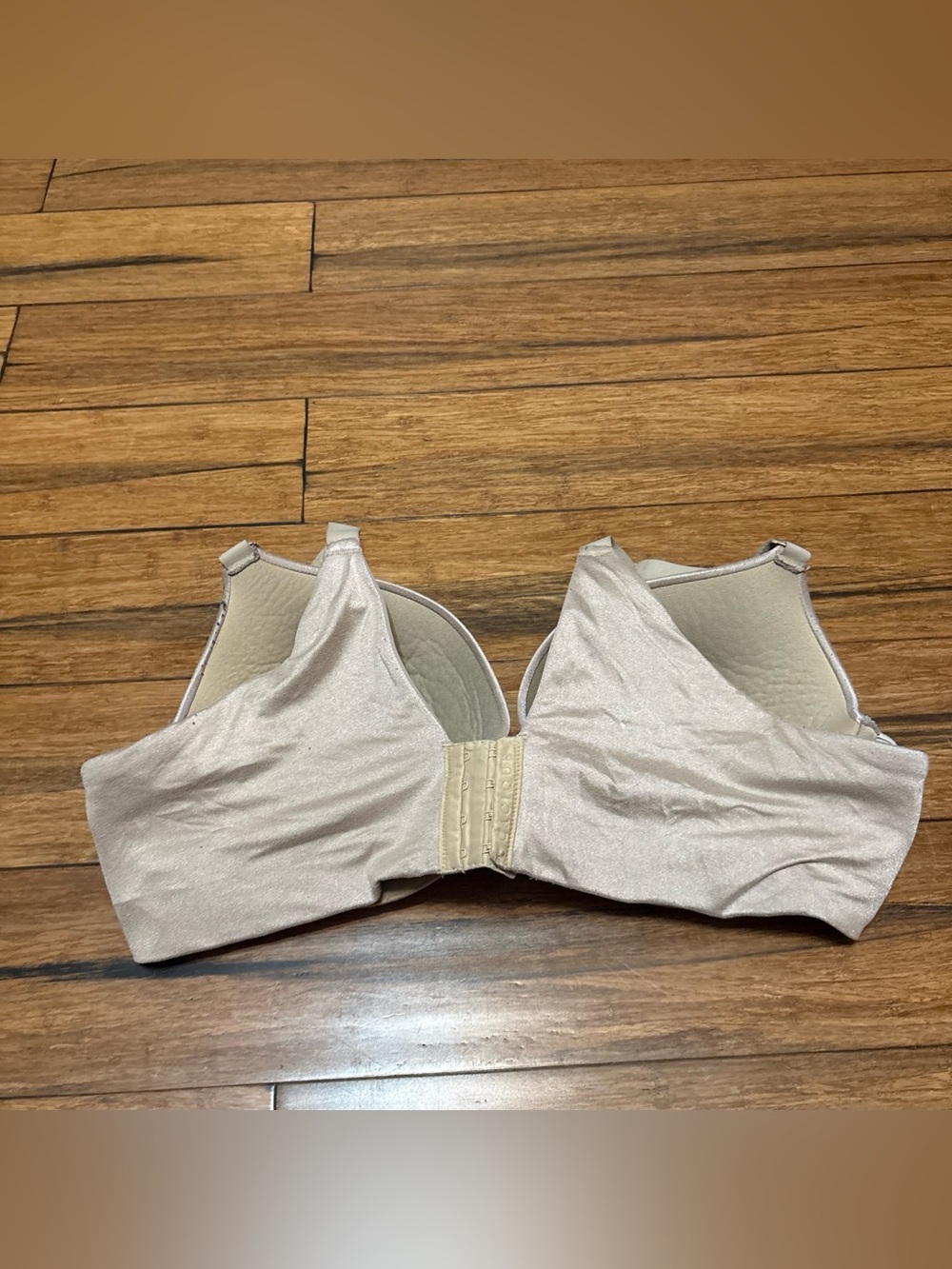 Cacique Bra 46C Push Up Bra Taupe Color Boost Plunge Lane Bryant - Picture 4 of 7